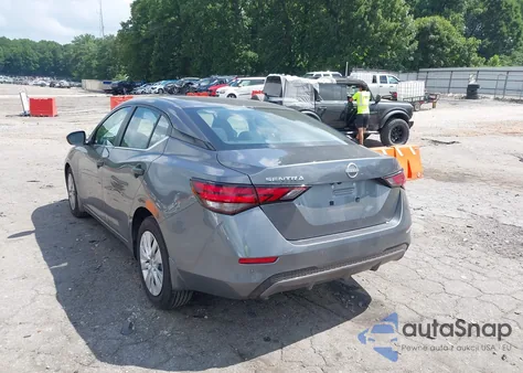 2025 Nissan Sentra S из США, поврежденный, VIN 3N1AB8BV3SY253170